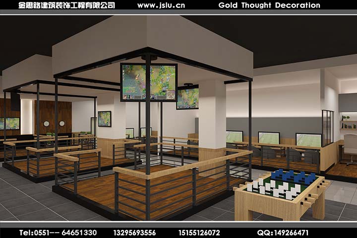 合肥網(wǎng)咖裝修設計 合肥網(wǎng)咖裝修設計