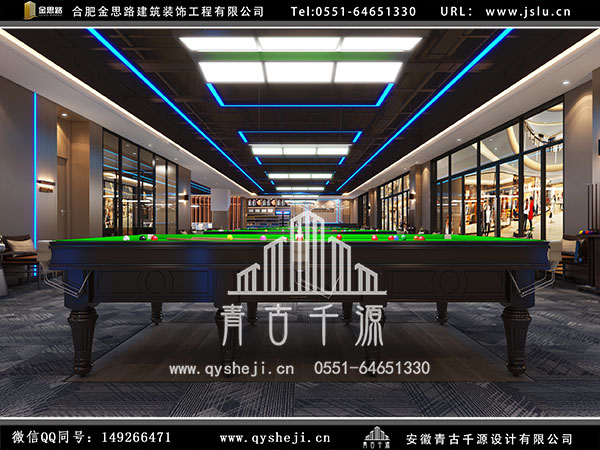 臺(tái)球廳裝修 臺(tái)球廳裝修